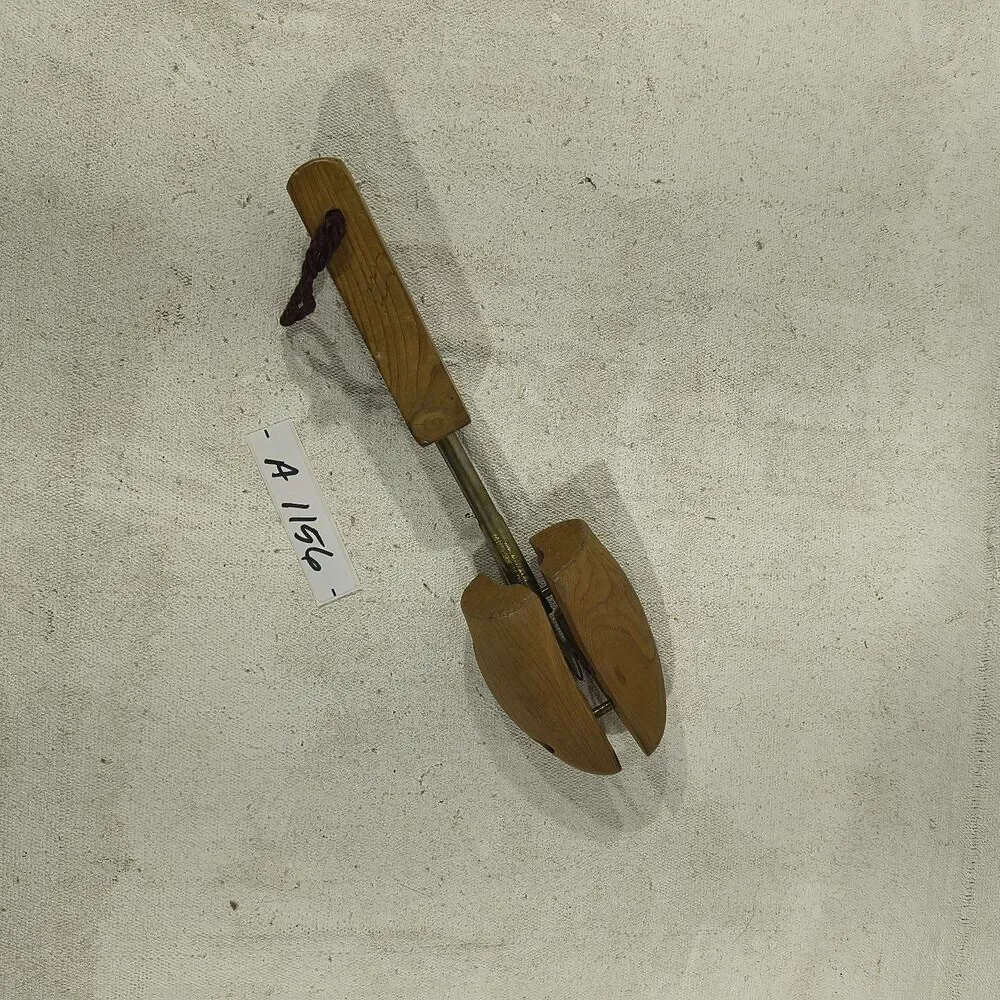 Vintage Rochester Size small wooden spring shoe tree 12 X 3 X 2